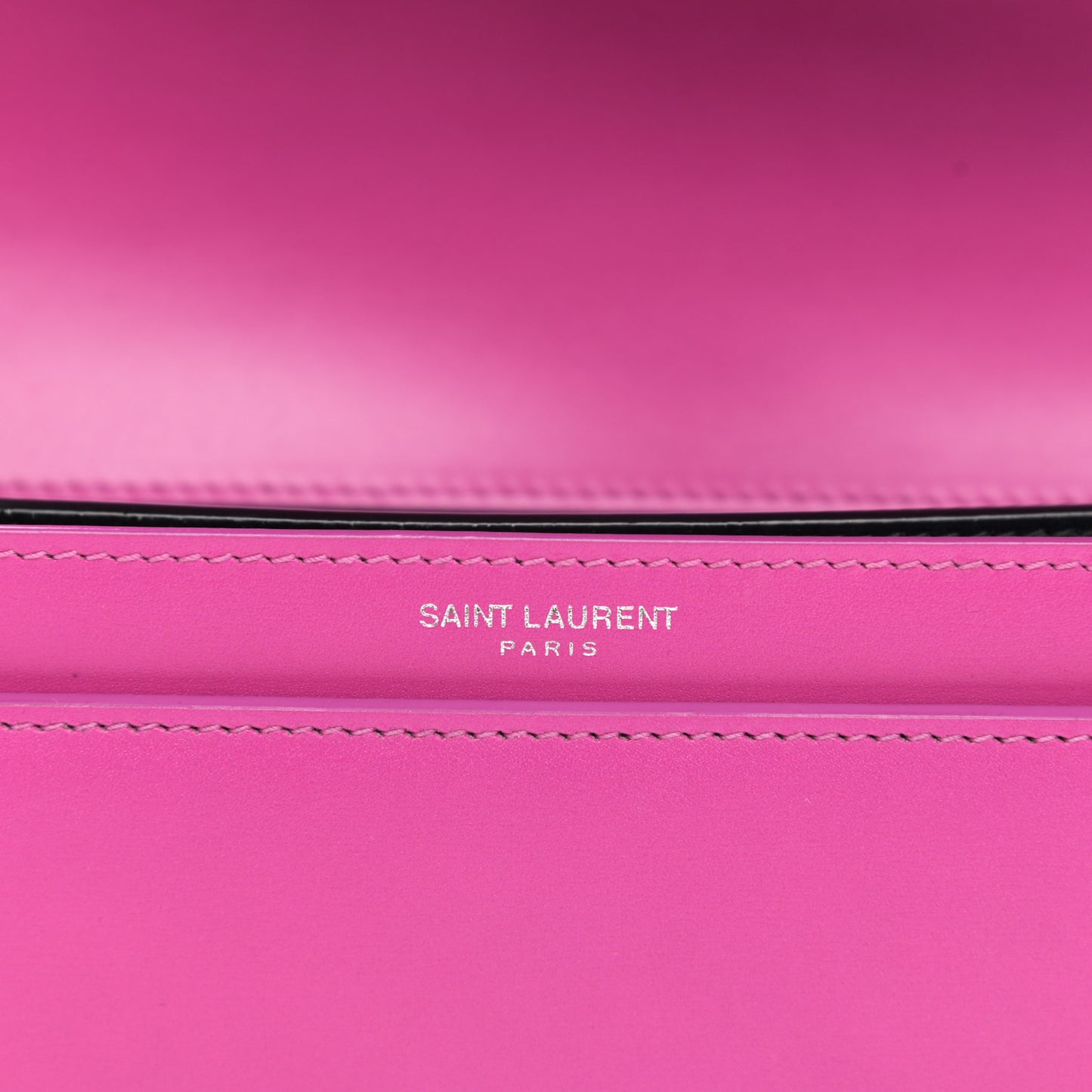 Smooth Calfskin Monogram Cassandra Clasp Bag Electric Fuchsia