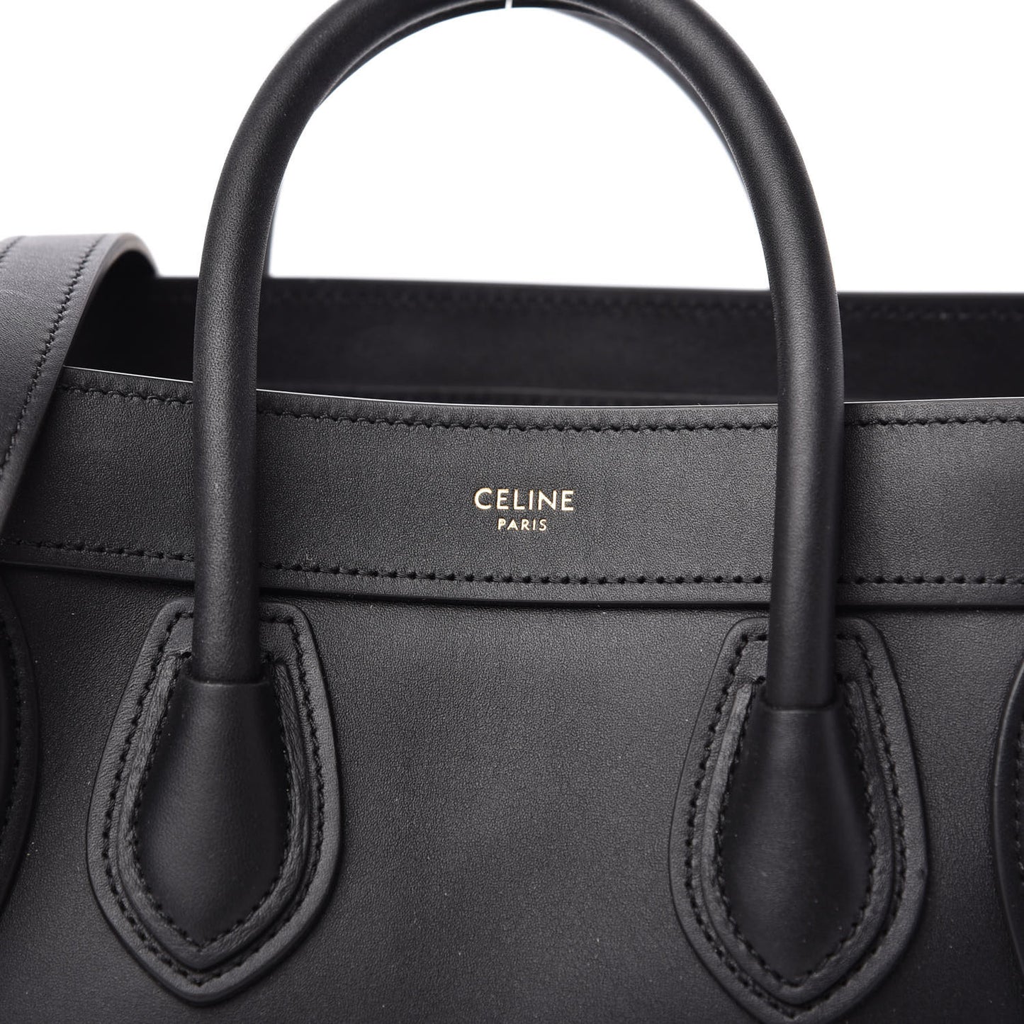 Smooth Calfskin Nano Luggage Black