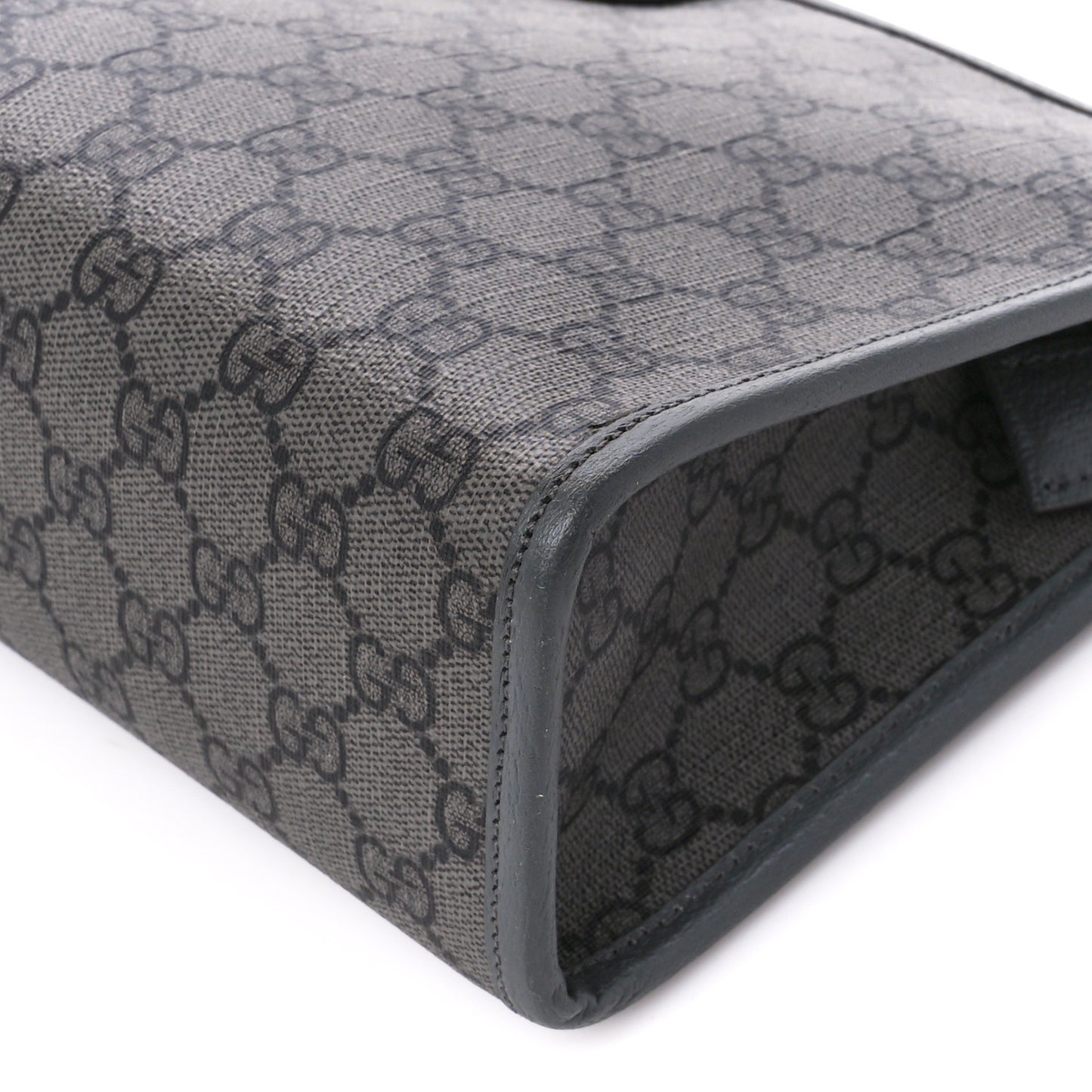 GG Supreme Monogram Ophidia GG Toiletry Case Grey Black