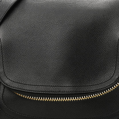 Tom Ford Grained Calfskin Medium Jennifer Crossbody Bag Black 7 of 9