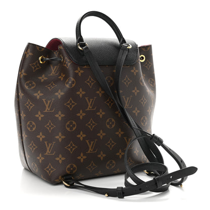 Louis Vuitton Monogram Montsouris PM Black 2 of 13