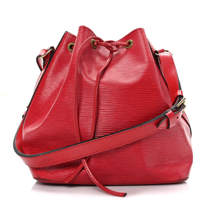 Louis Vuitton Epi Petit Noe Castillan Red 1 of 10
