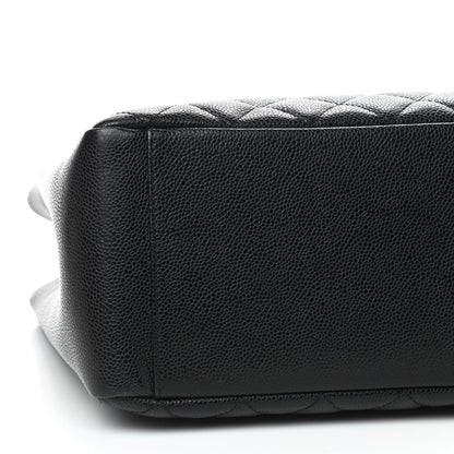 Chanel Caviar Quilted Grand Shopping Tote GST Black 6 of 9