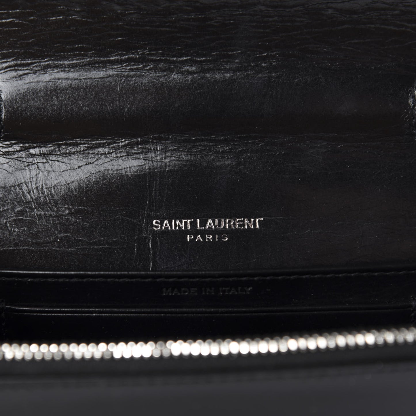 Textured Patent Crystal Toy Kate Crossbody Black