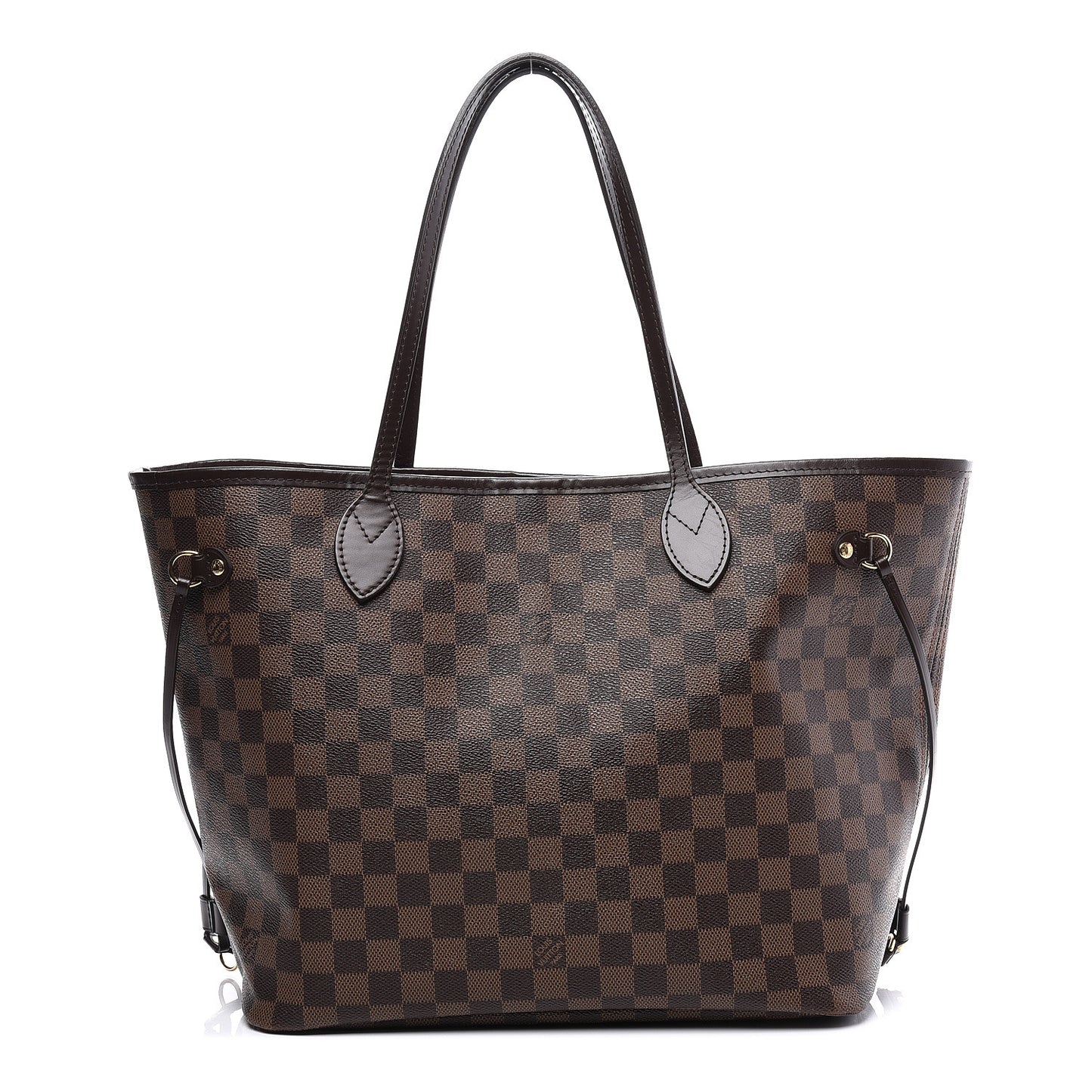 Damier Ebene Neo Neverfull MM Rose Ballerine