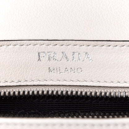 Prada Glace Calfskin Studded Crossbody White 6 of 10