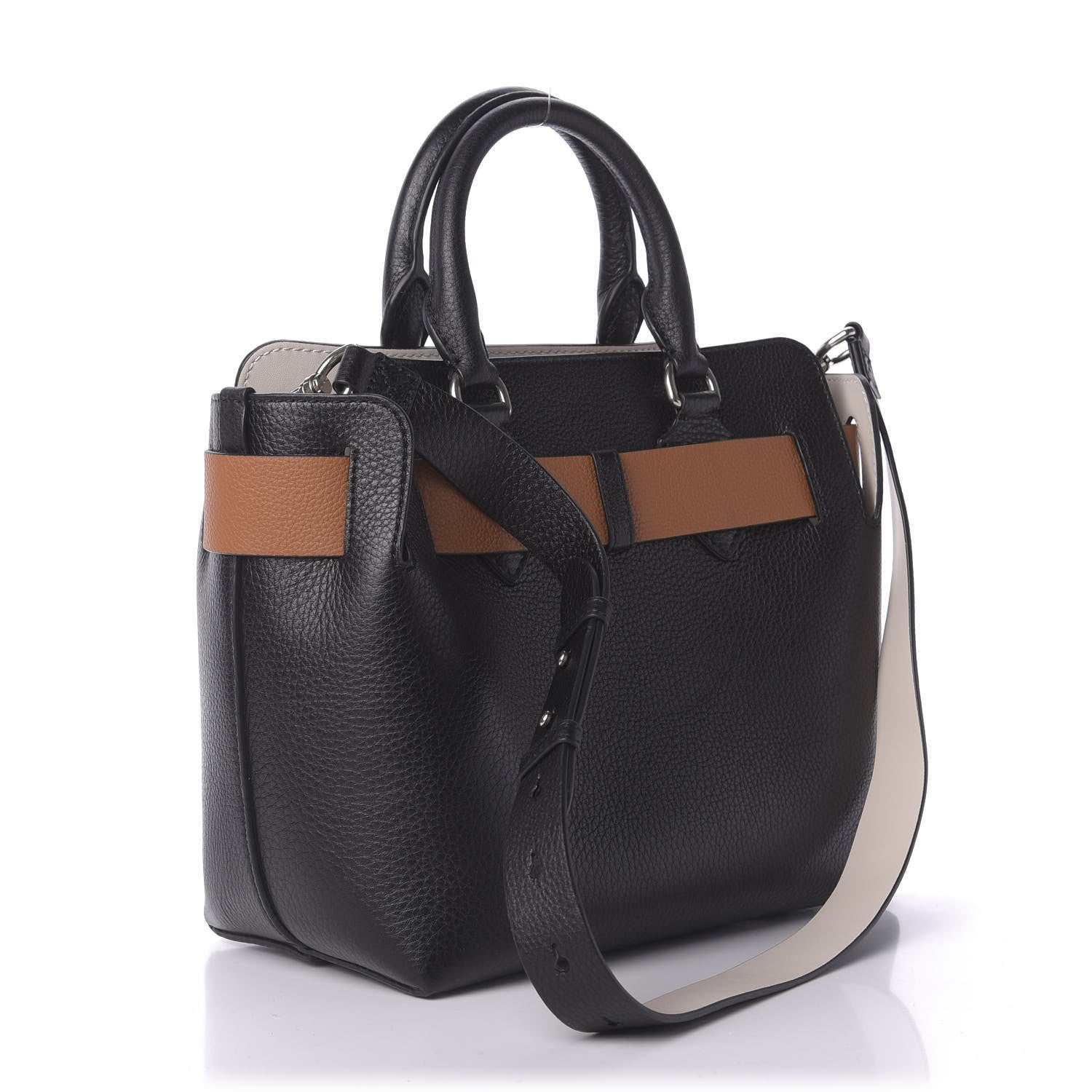 Burberry Soft Grain Calfskin Small Belt Bag Black 4 of 11