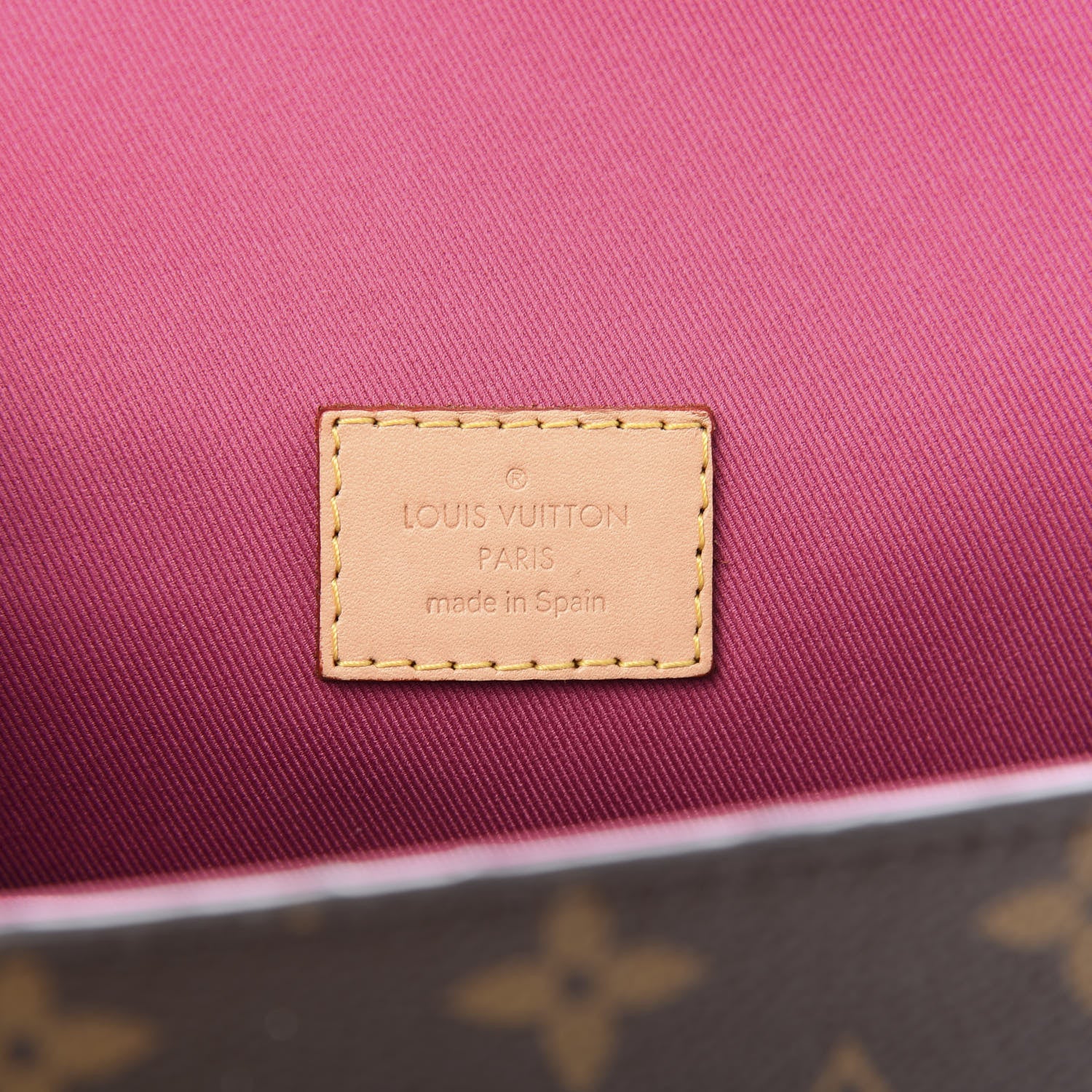 Louis Vuitton Monogram Cluny BB Bordeaux Fuchsia 6 of 13