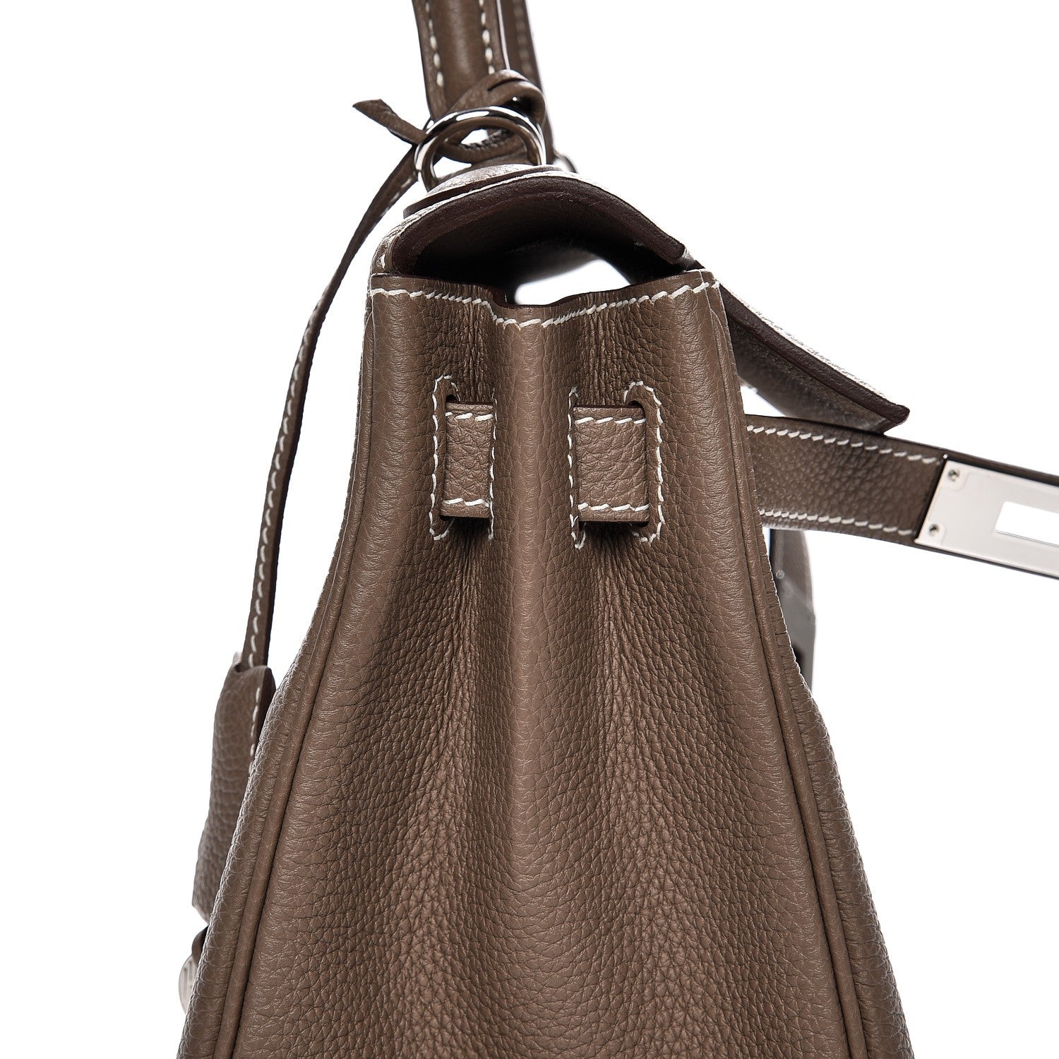 Hermes Togo Kelly Retourne 28 Etoupe 21 of 36