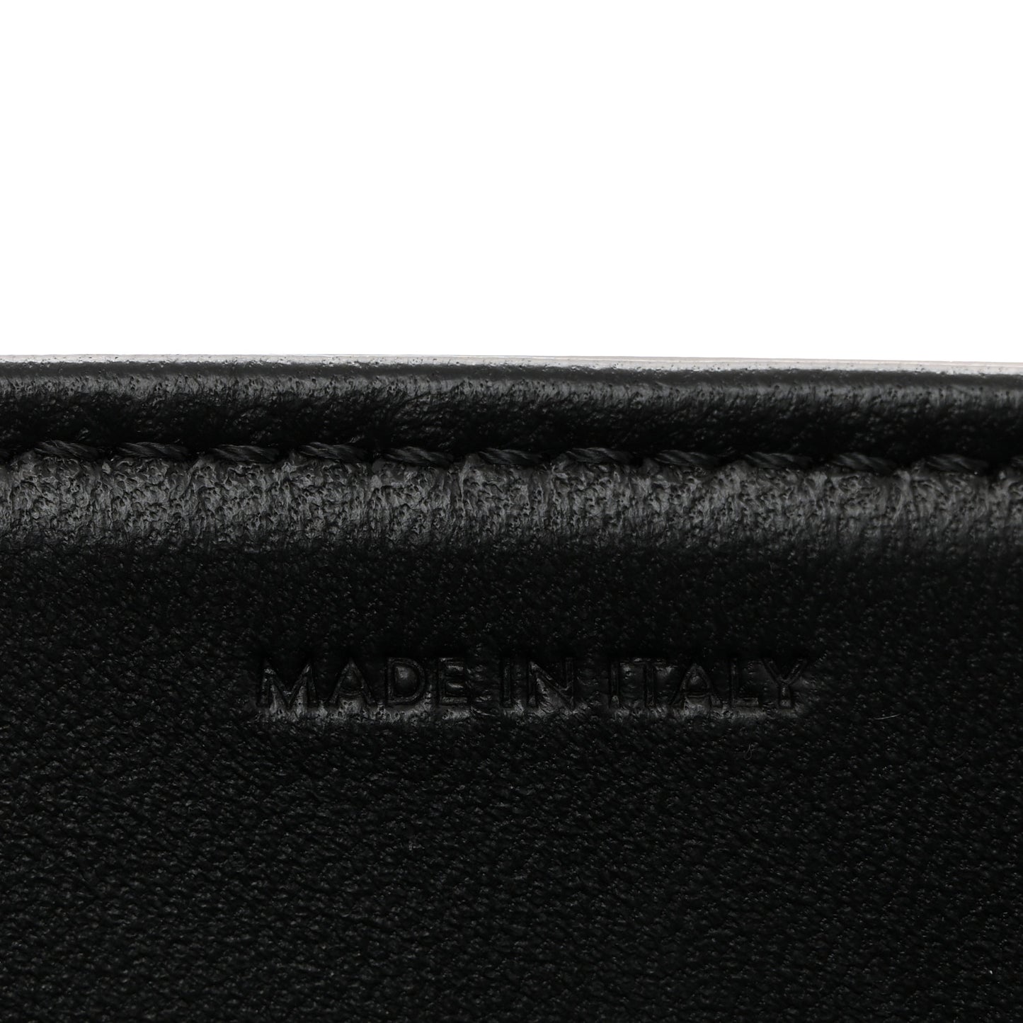 Shiny Calfskin Medium Triomphe Black