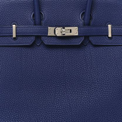 Hermes Togo Birkin 25 Bleu Encre 8 of 10