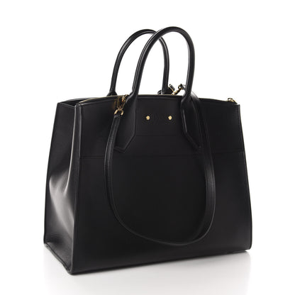 Louis Vuitton Veau Satin City Steamer GM Black 5 of 9