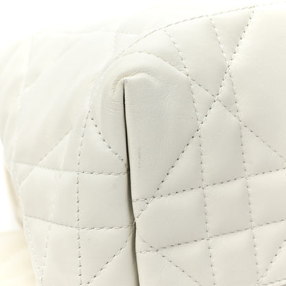 Christian Dior Calfskin Macrocannage Medium Toujours White White 13 of 14