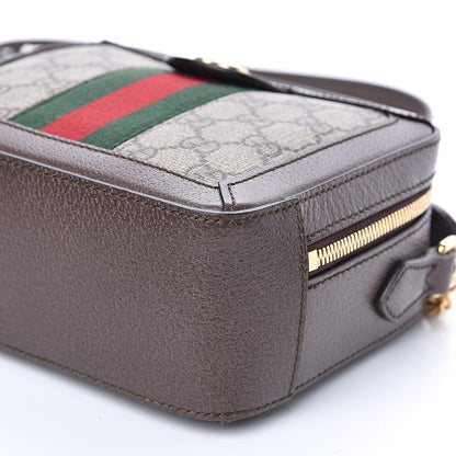 Gucci GG Supreme Monogram Mini Ophidia Top Handle Shoulder Bag Brown 10 of 10