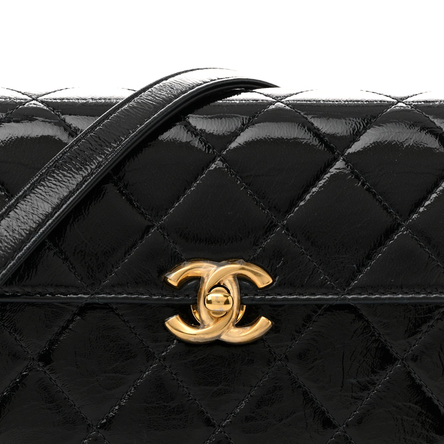 Chanel Patent Lambskin Quilted Flap Black 8 of 10