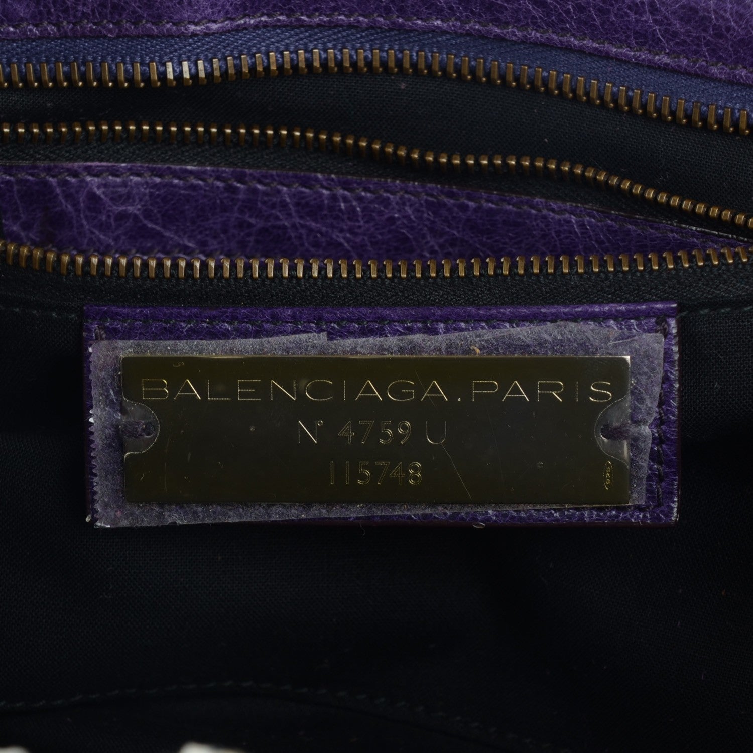 Balenciaga Agneau Classic Hardware City Violet 6 of 9