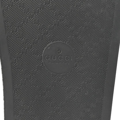Gucci Rubber Womens Logo Slide Sandals 38 Black 7 of 8