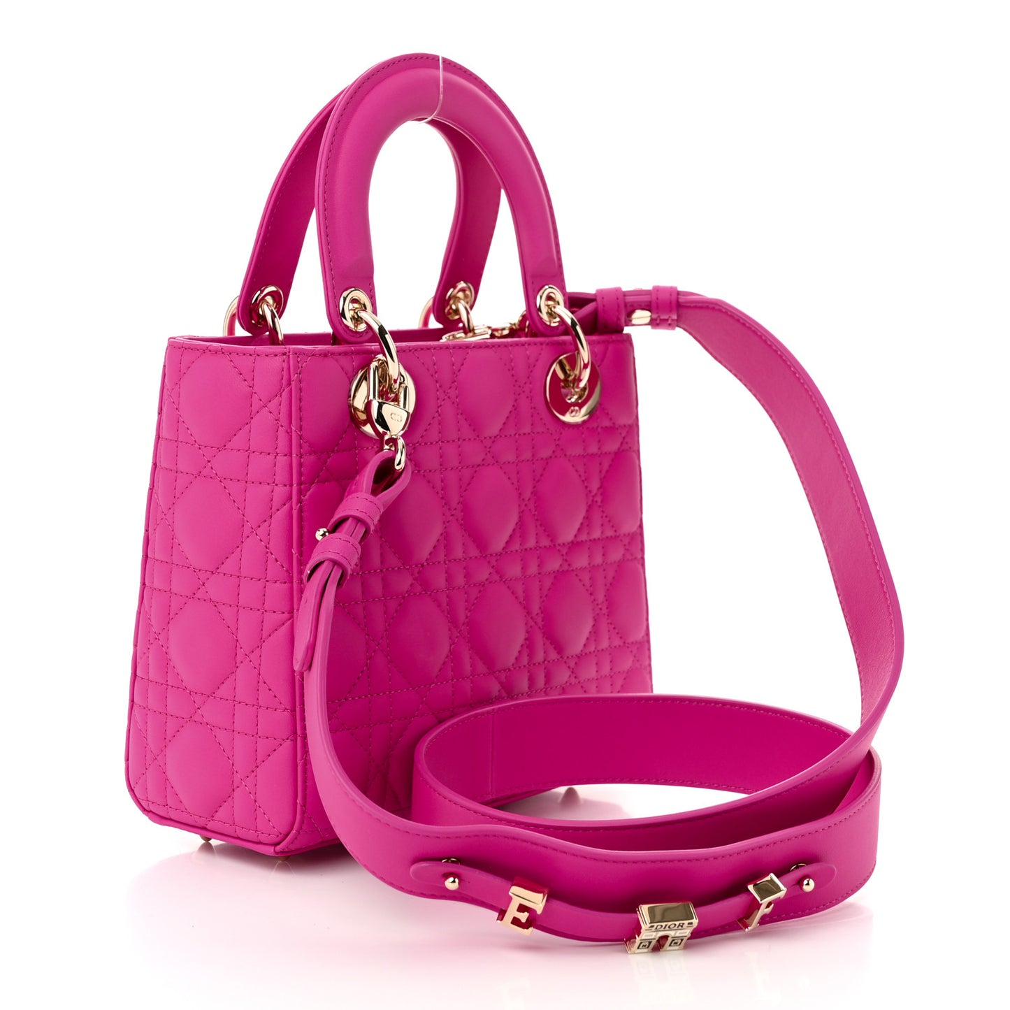 Lambskin Cannage Small My ABCDior Lady Dior Rani Pink