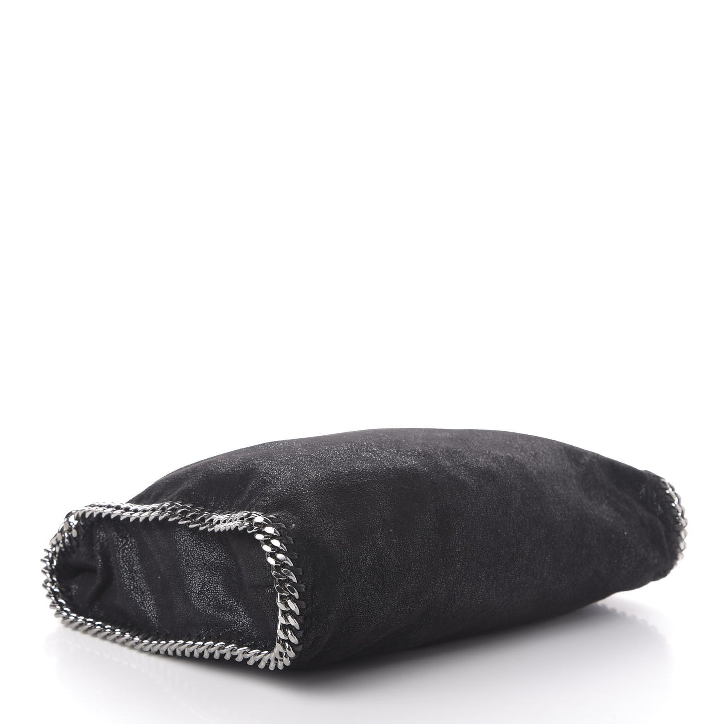 Shaggy Deer Falabella Fold Over Tote Black