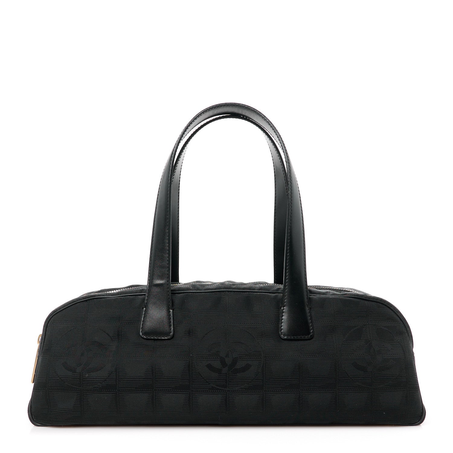 Chanel Nylon Travel Bowler Black 1 of 10