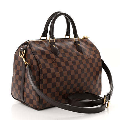 Louis Vuitton Damier Ebene Speedy Bandouliere 30 3 of 11