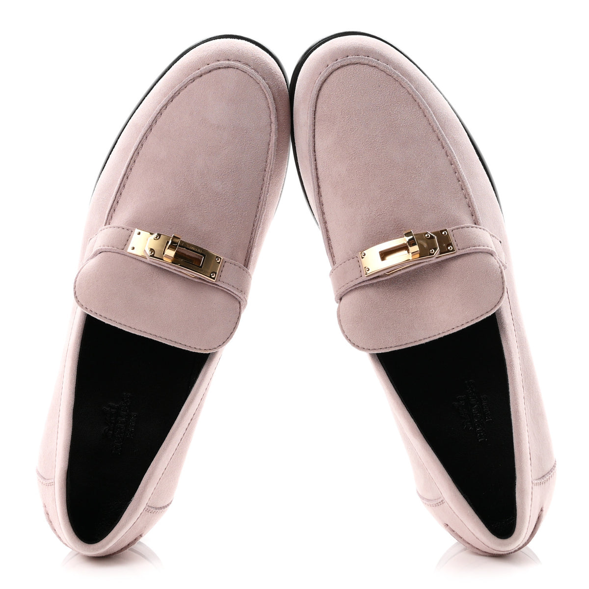 Suede Goatskin Womens Destin Loafers 38 Rose Porcelaine
