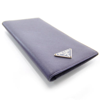 Prada Saffiano Checkbook Cover Purple 3 of 6