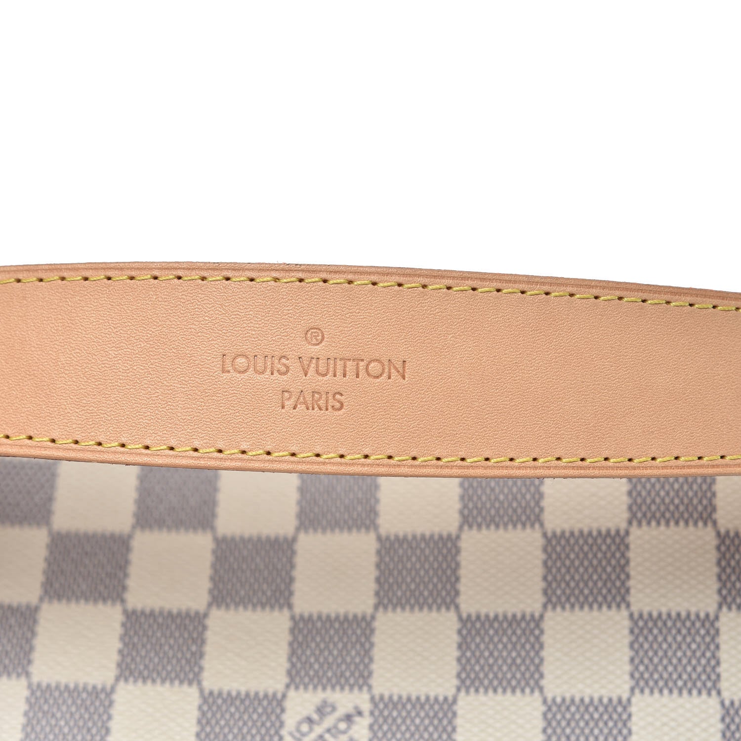Louis Vuitton Damier Azur Graceful MM Rose Ballerine 10 of 11
