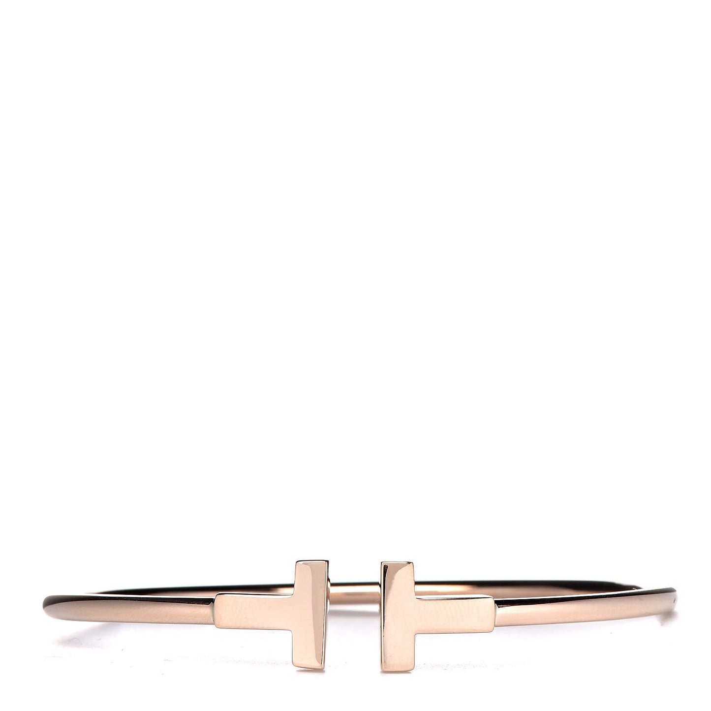 18K Rose Gold T Wire Bracelet
