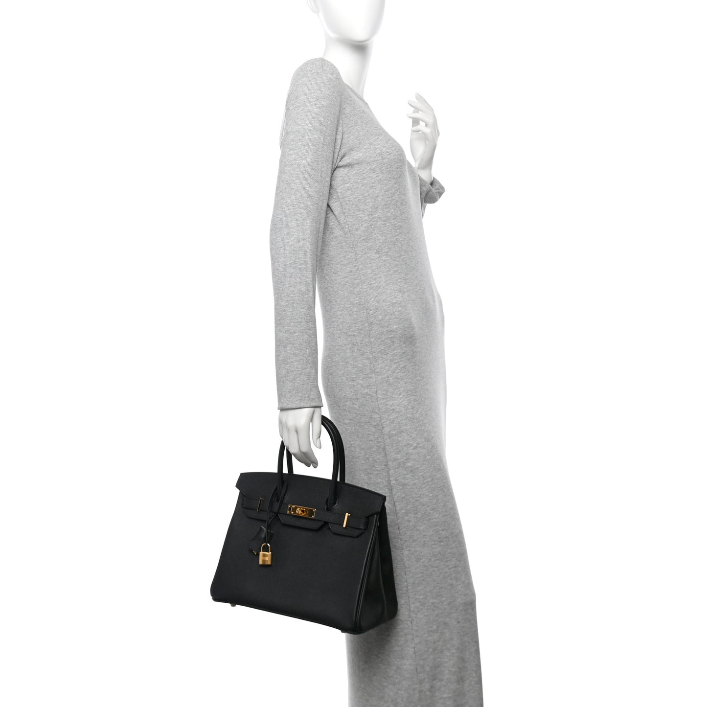 Epsom Birkin 30 Black