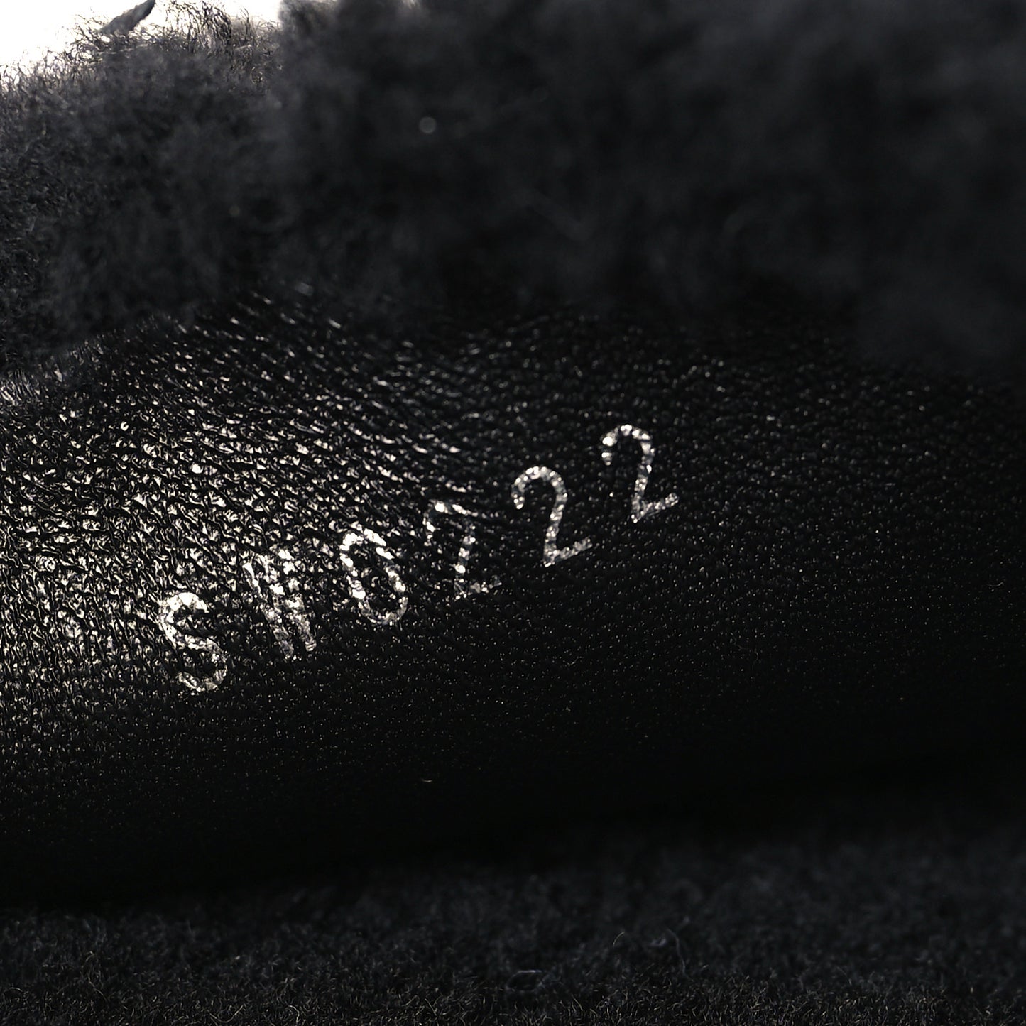 Shearling Magnetic Flat Mule 41 Black