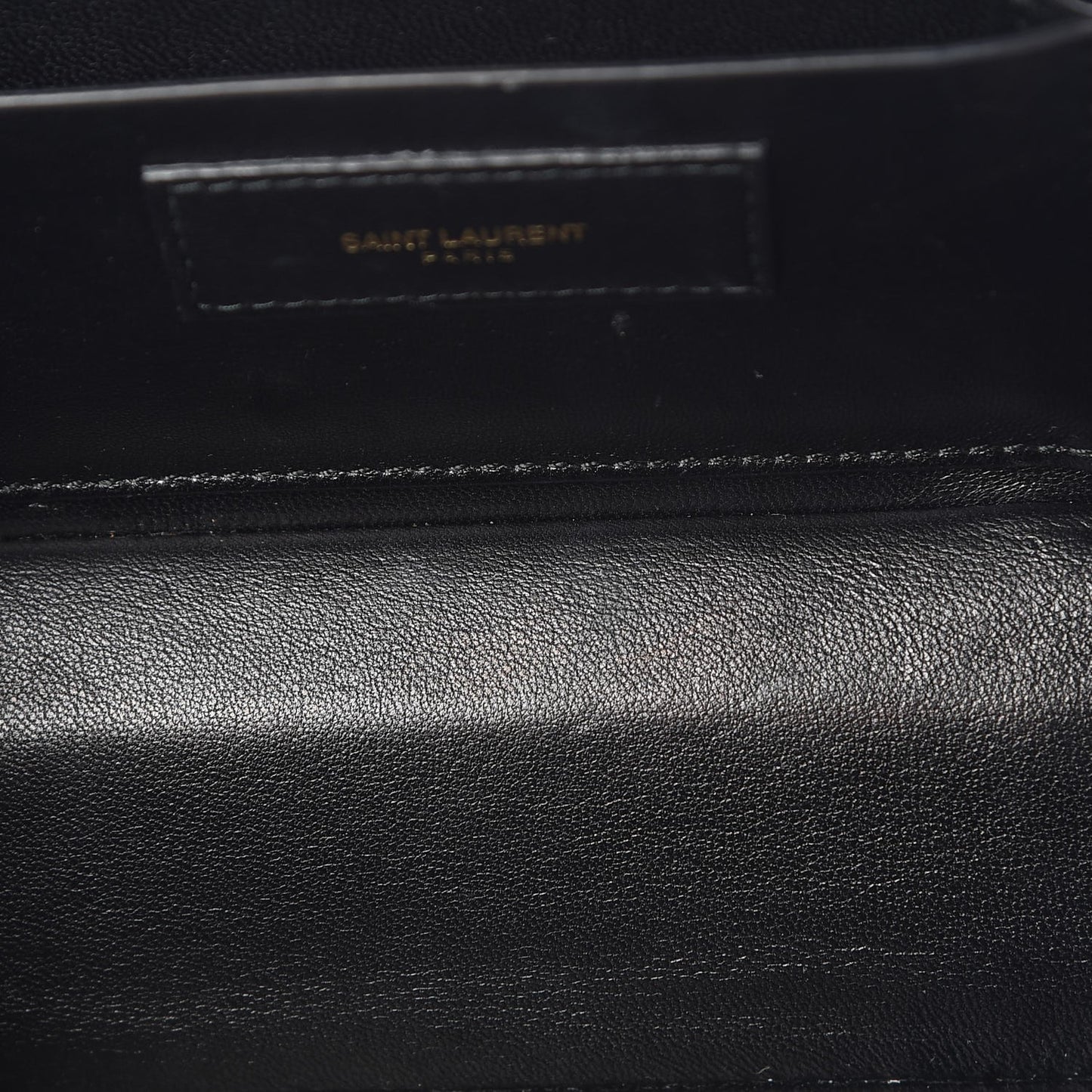 Calfskin Micro Mellettes Clutch Black