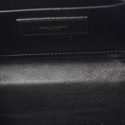 Saint Laurent Calfskin Micro Mellettes Clutch Black 11 of 12