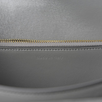 Celine Box Calfskin Medium Classic Box Flap Bag Zinc 9 of 10