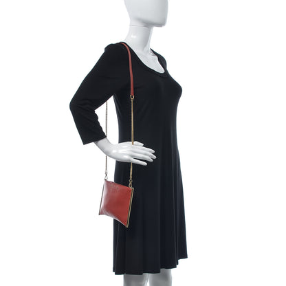 Chloe Calfskin Mini Roy Chain Pouch Earthy Red 2 of 7