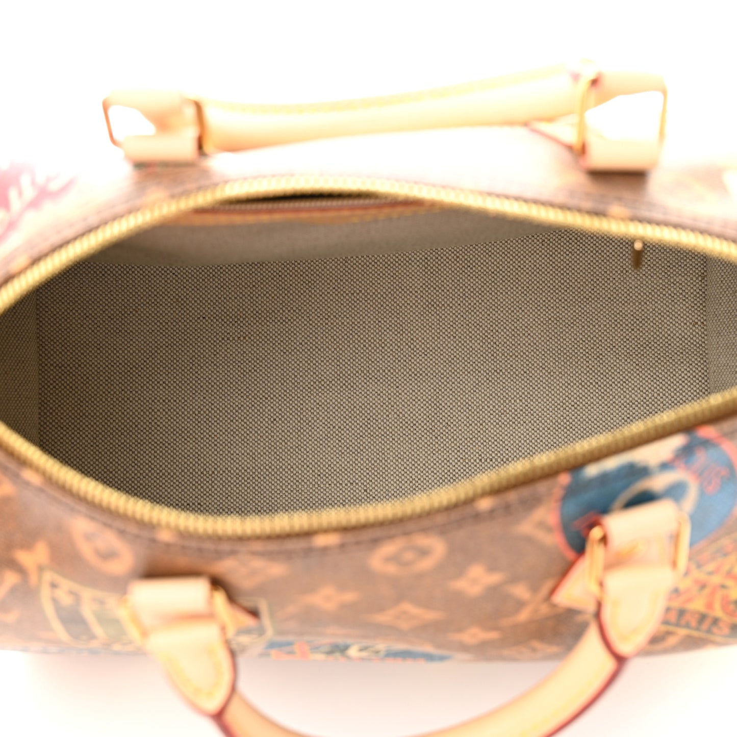Monogram Hotel Labels Speedy Bandouliere 30