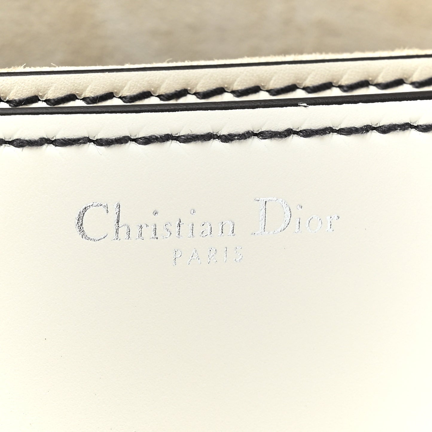 Smooth Calfskin Dio(r)evolution Flap Bag Off White