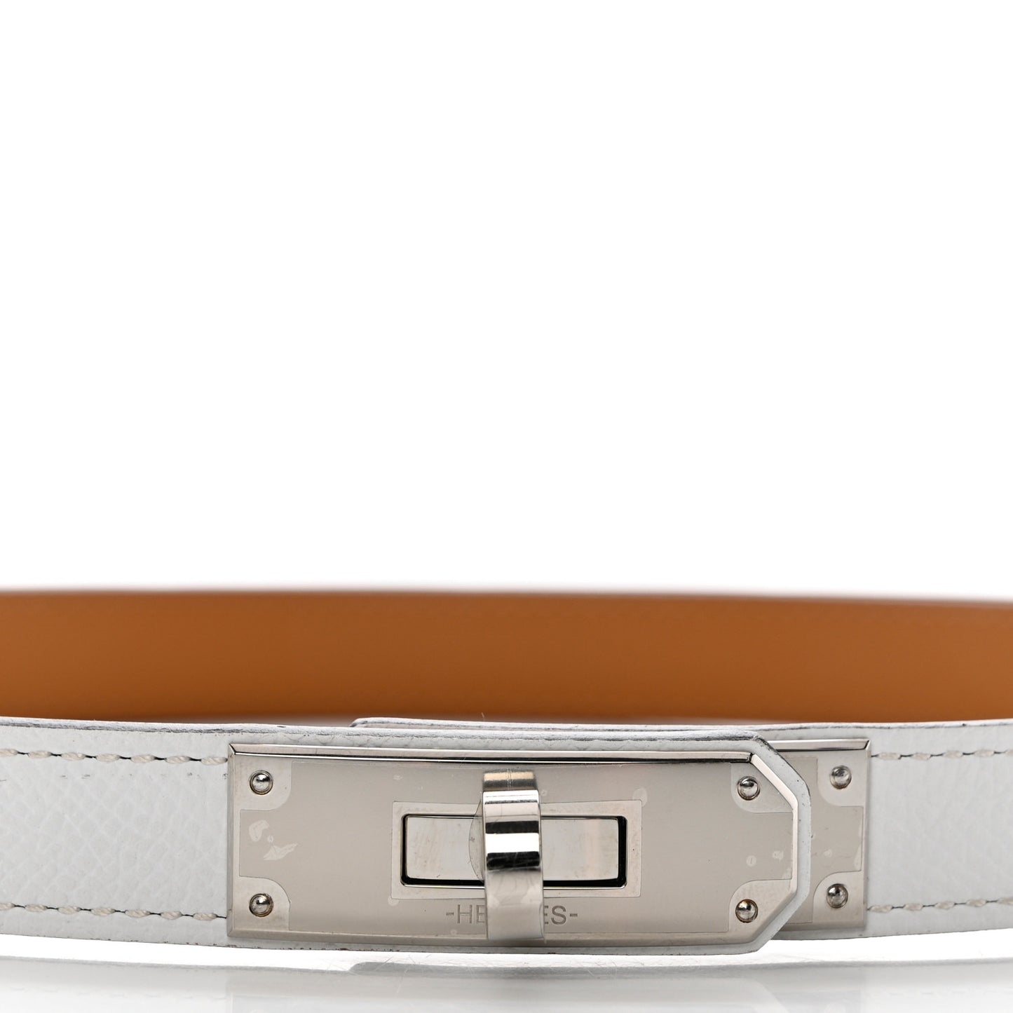 Epsom Kelly Belt White