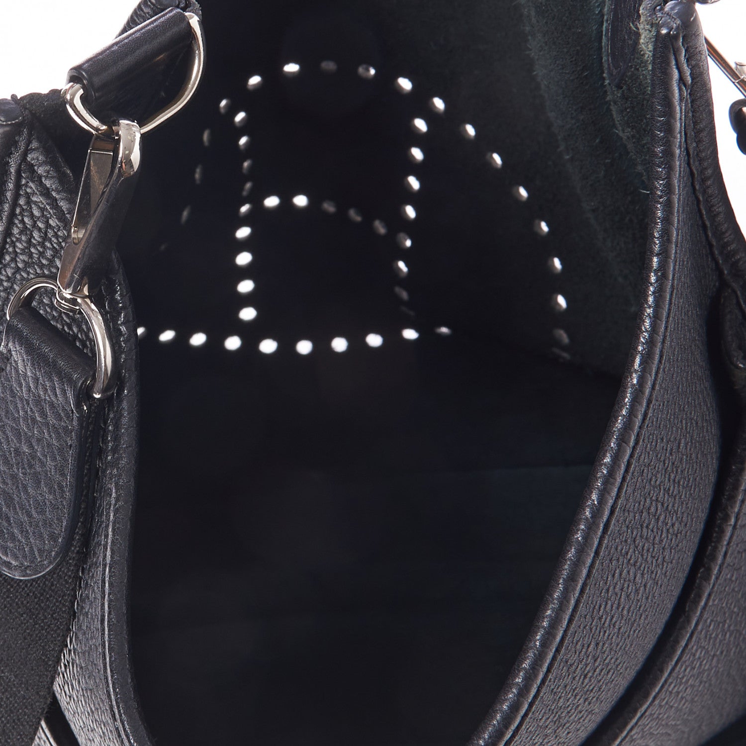 Hermes Taurillon Clemence Evelyne III GM Black 4 of 8