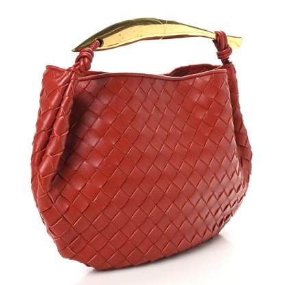 Bottega Veneta Nappa Intrecciato Sardine Bag Red 3 of 9
