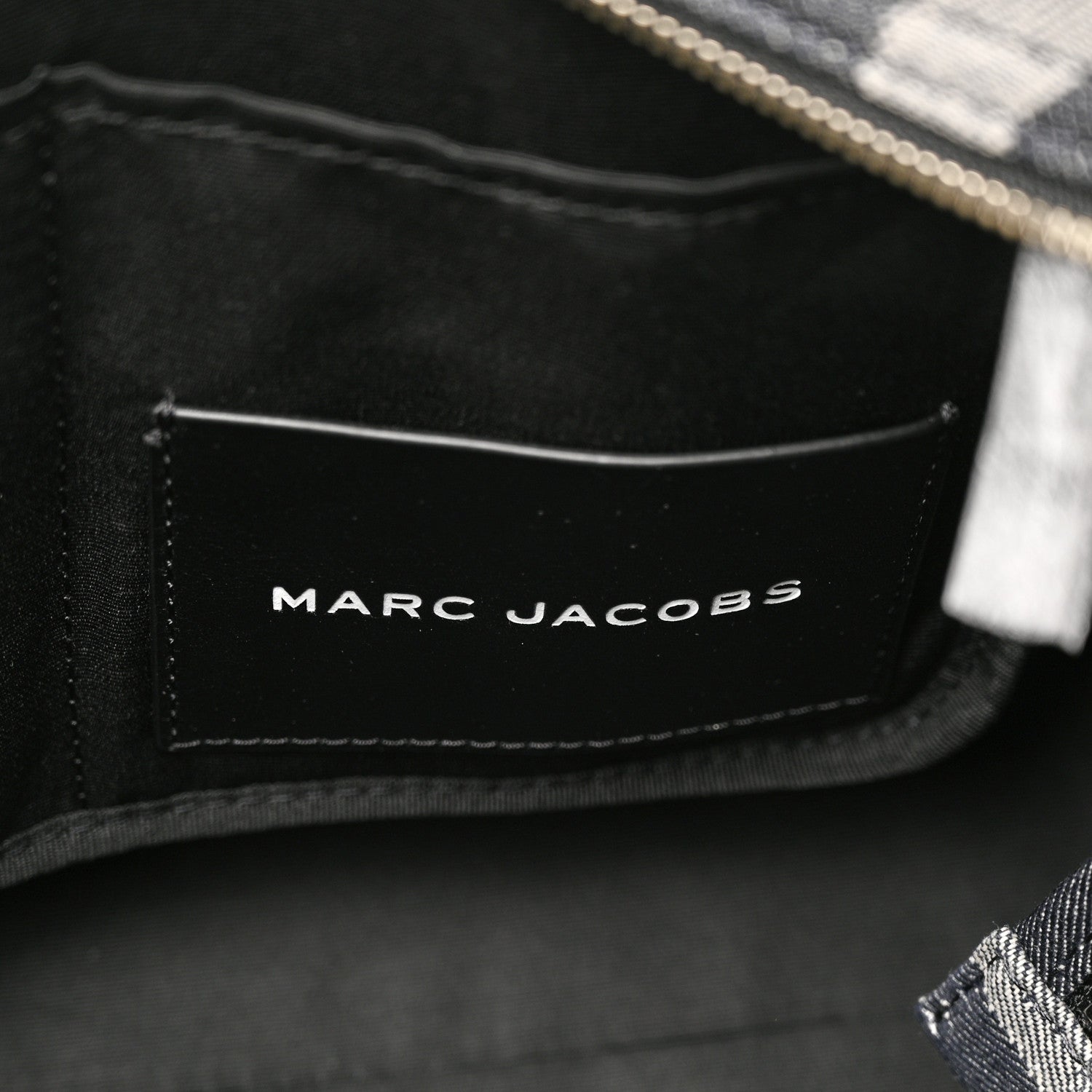 Marc Jacobs Denim Jacquard Medium The Monogram Tote Bag Denim Blue 6 of 12