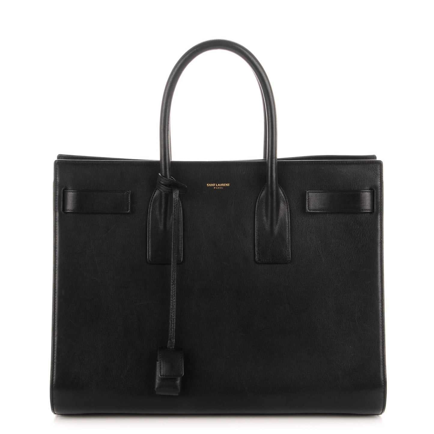 Calfskin Large Sac De Jour Carryall Black