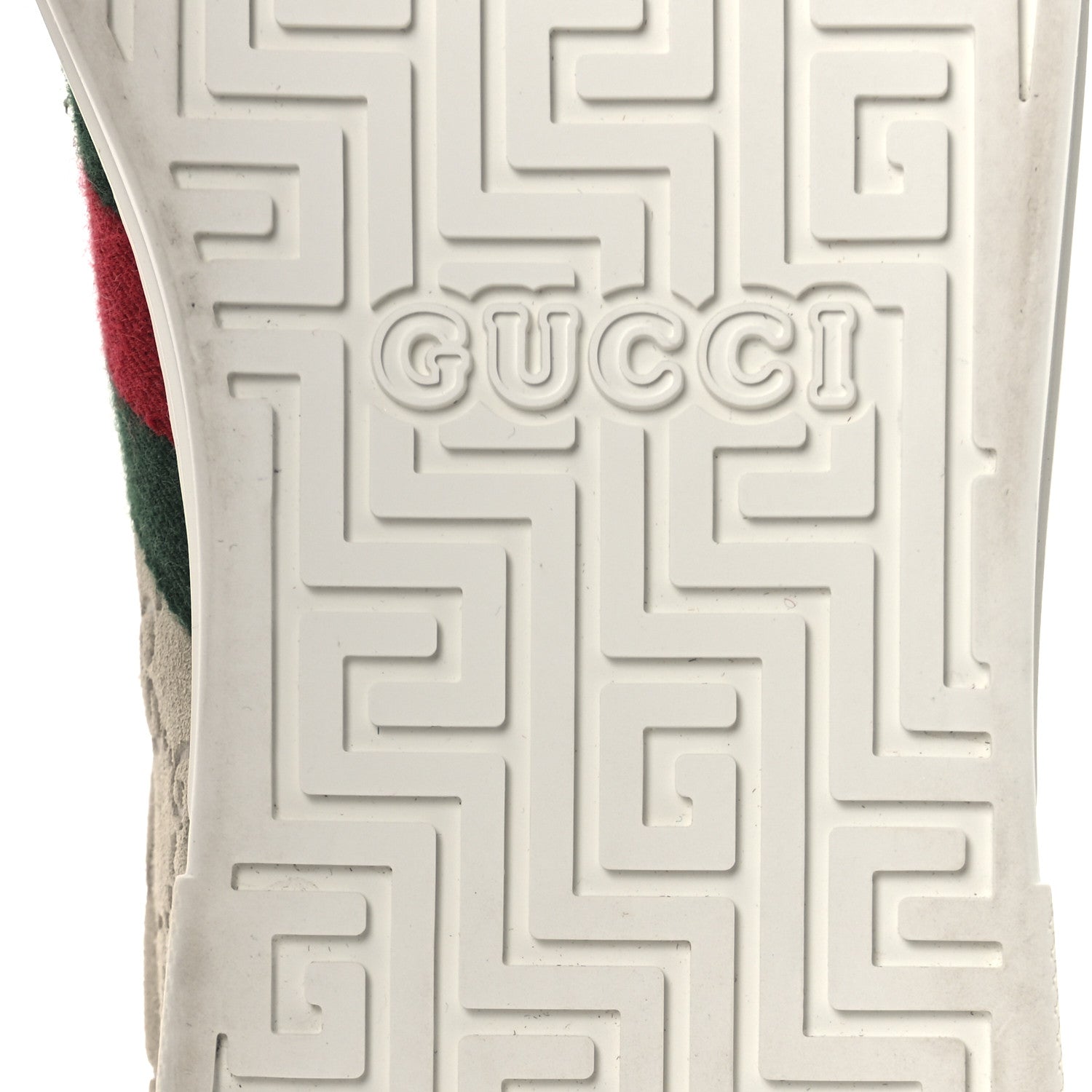 Gucci Suede Web Mens Ace Sneakers 8.5 Oatmeal 8 of 12