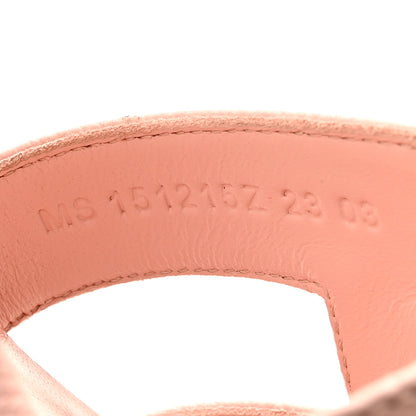 Hermes Epsom Oasis Sandals 35.5 Rose Pale 9 of 10