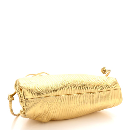 Bottega Veneta Metallic Bark Calfskin The Mini Pouch Gold 4 of 16