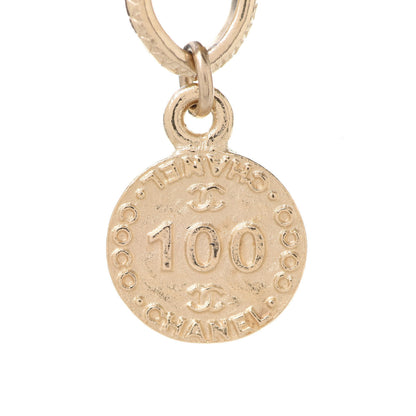 Chanel Pearl CC 100th Anniversary Necklace Light Gold 6 of 7