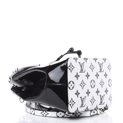 Louis Vuitton Patent Monogram Hot Springs Backpack Black White 4 of 9