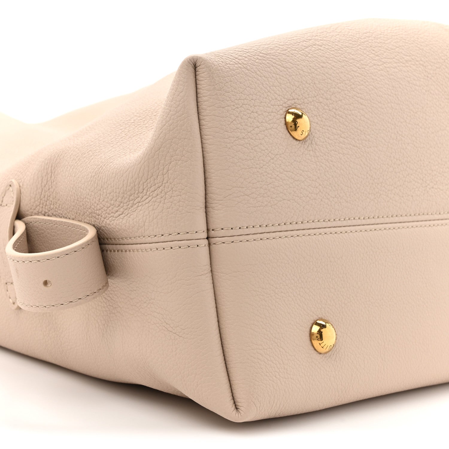 Louis Vuitton Grained Calfskin Low Key Hobo MM Limestone 9 of 12