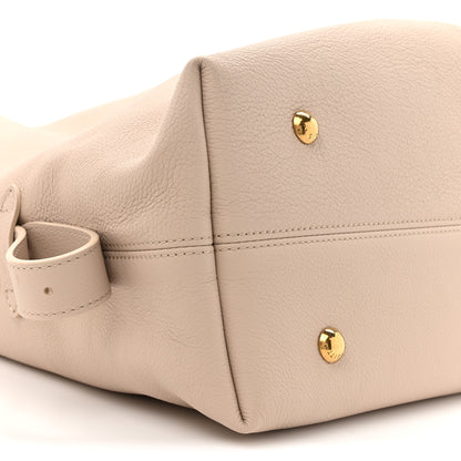 Louis Vuitton Grained Calfskin Low Key Hobo MM Limestone 9 of 12