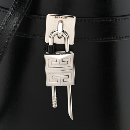 Givenchy Box Calfskin Shark Lock Bucket Bag Black 6 of 8
